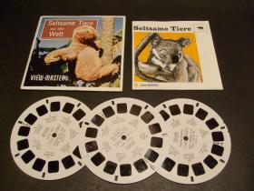 View-Master | Stereo-Scheibe | Seltsame Tiere aus aller Welt