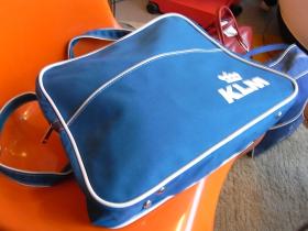 Schultertasche | Messengerbag | KLM | 70er | Vintage 