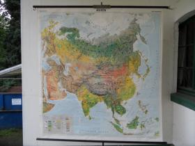 Schulwandkarte | Asien Bodenbedeckung