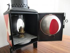 Eisenbahnlampe | Petroleumlampe | restauriert