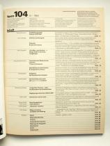 Form 104 | Zeitschrift fr Gestaltung | 1983