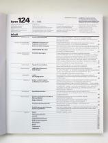 Form 124 | Zeitschrift fr Gestaltung | 1988