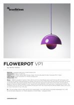 Flower Pot VP1 | Verner Panton | lila