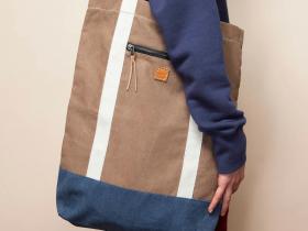 Hennes Bag | Canvas Tasche von Ucon | Sand Navy