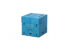 Micro Cubebot | Areaware | Buchenholz blau