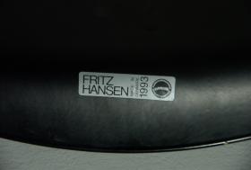 Arne Jacobsen fr Hansen / Modell 3107 / Schwarz 