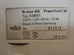 elektrische Kaffeemhle | Braun | D.Rams - R.Weiss|
