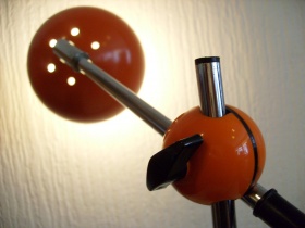 70er Jahre | Tischlampe | Panton-Pop-Orange