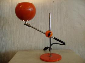 70er Jahre | Tischlampe | Panton-Pop-Orange