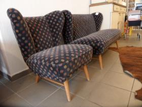 50er Jahre Sofa | 2-Sitzer | Rockabilly