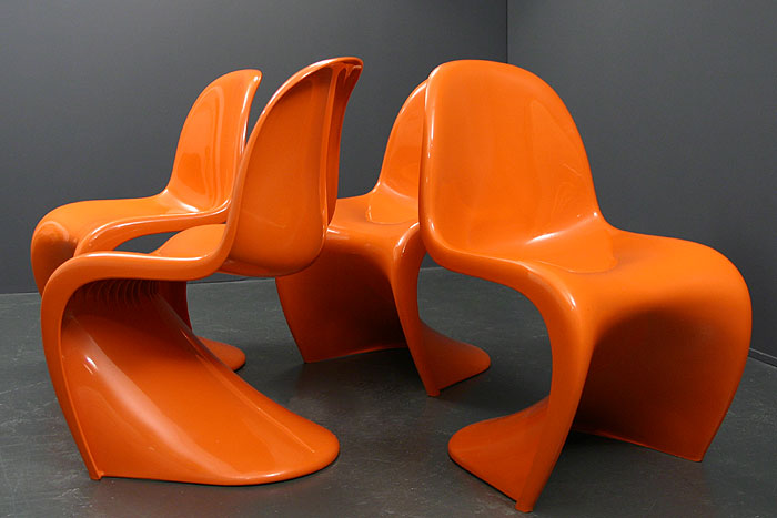 Panton Chair | Orange | Miller | Fehlbaum