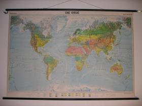 Schulwandkarte: Die Erde