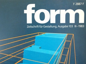 Form 103 | Zeitschrift für Gestaltung | 1983