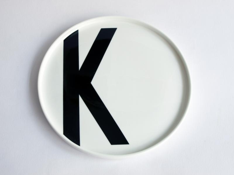 K | Typographie Teller | Arne Jacobsen | Design Letters