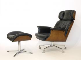 Lounge Chair & Ottoman | 60er