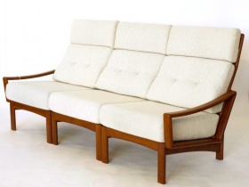 Grete Jalk | Highback Teak Sofa | Glostrup | 60er