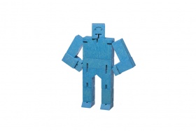 Micro Cubebot | Areaware | Buchenholz blau