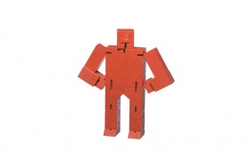 Micro Cubebot | Areaware | Buchenholz rot