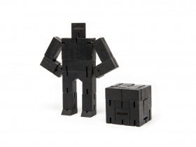 Micro Cubebot | Areaware | Buchenholz schwarz