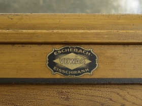 Vintage Eisschrank | Holz | Vewag Eschebach
