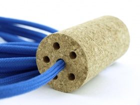 Nud Cork Sand | Kabel mit Korkfassung | Brilliant Blue