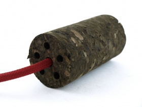 NUD Cork Soil | Kabel mit Korkfassung | Rococco Red