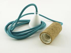 NUD Cork Sand | Kabel mit Korkfassung | Turquoise
