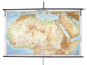  Schulwandkarte | Nordafrika