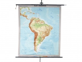  Schulwandkarte | Süd-Amerika
