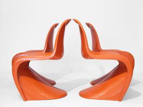 Panton Chair | Herman Miller | orange