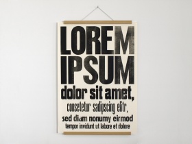 Druck | Lorem Ipsum | Mariusz Kuklik | letterpress