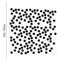 Porzellan Sticker | Black Dots | nuukk