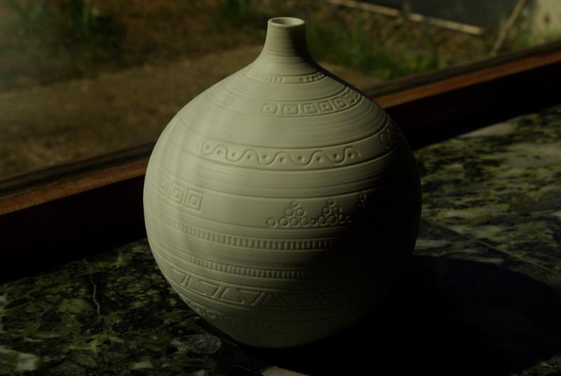 Hutschenreuther Biskuitporzellan Vase