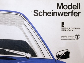 Fahrschulmodell | Scheinwerfer | 60er