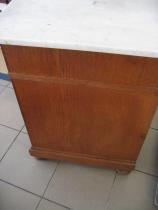 Schne kleine Grnderzeitkommode mit Marmorplatte