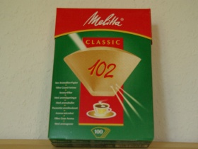 Melitta Filtertüten braun / Classic 102 / 600 Stück