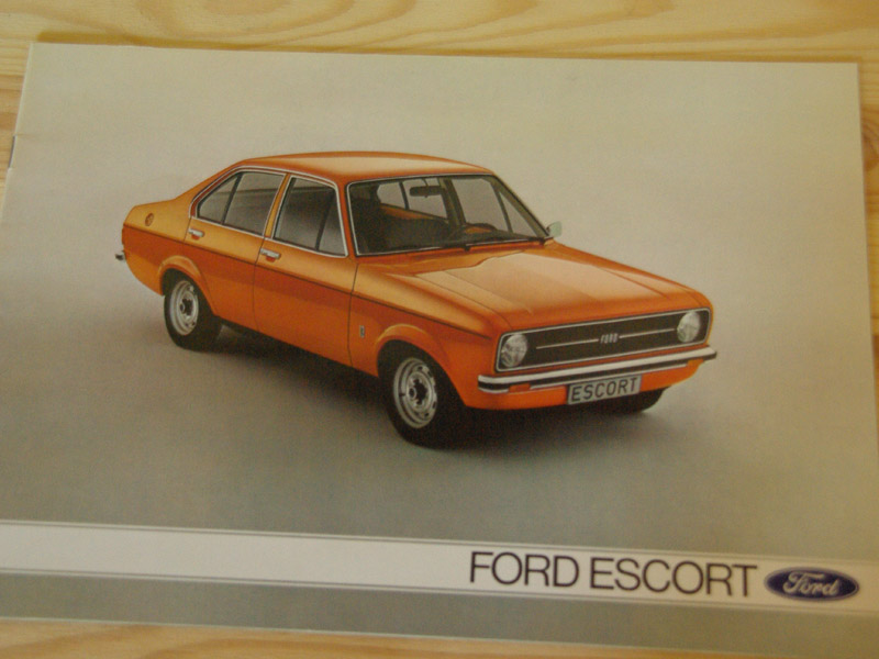 Ford Escort  / Werbeprospekt aus den 70ern
