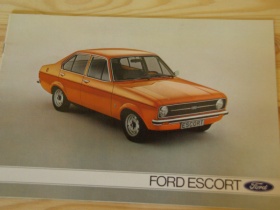 Ford Escort  / Werbeprospekt aus den 70ern