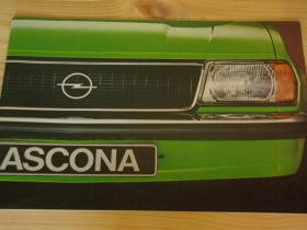 Opel Ascona  / Werbeprospekt aus den 70ern
