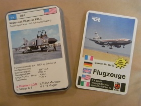 70er Jahre Quartett Flugzeuge FX Schmid