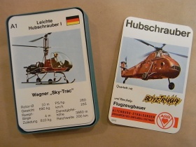 70er Jahre Quartett Hubschrauber ASS