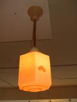 Kleine Art Deco Deckenlampe | original 20er Jahre