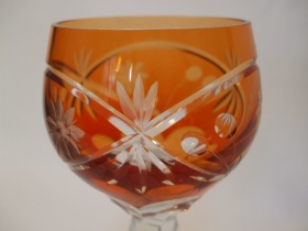 Römerglas in orange