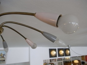 60er | Sputnik Deckenlampe | Rockabilly Stil
